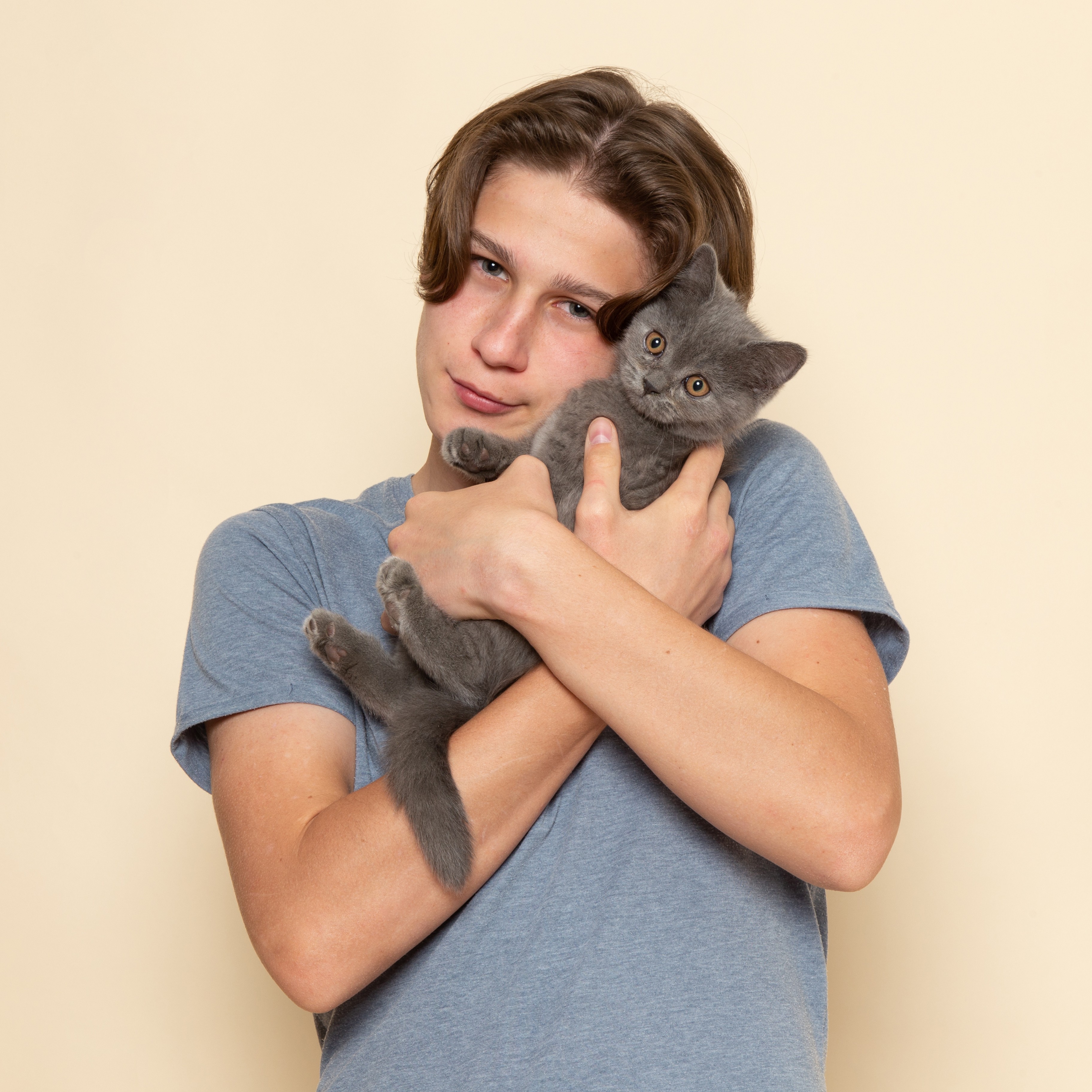 Foto de Henrique Alves, voluntário do Projeto Ronron